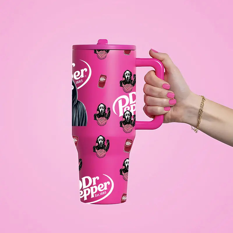 40oz Scream Soda Theme – Screaming Soda - Rose Pink