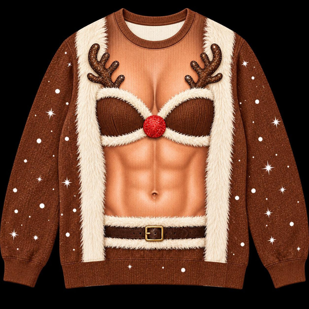 Funny Ugly Christmas Sweater, Novelty Holiday Sweatshirt, Festive Party Outfit