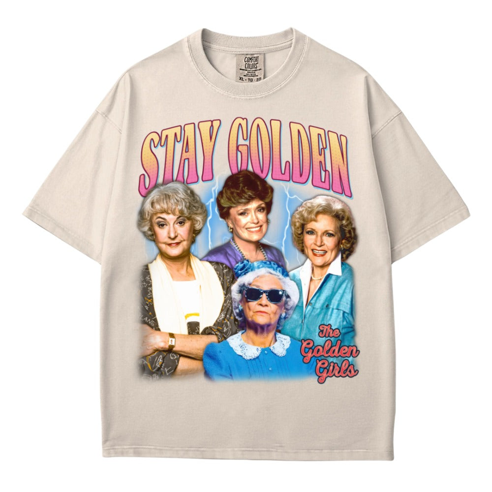 Stay Golden | The Golden Girls Movie Photo Bootleg 90s T-shirt