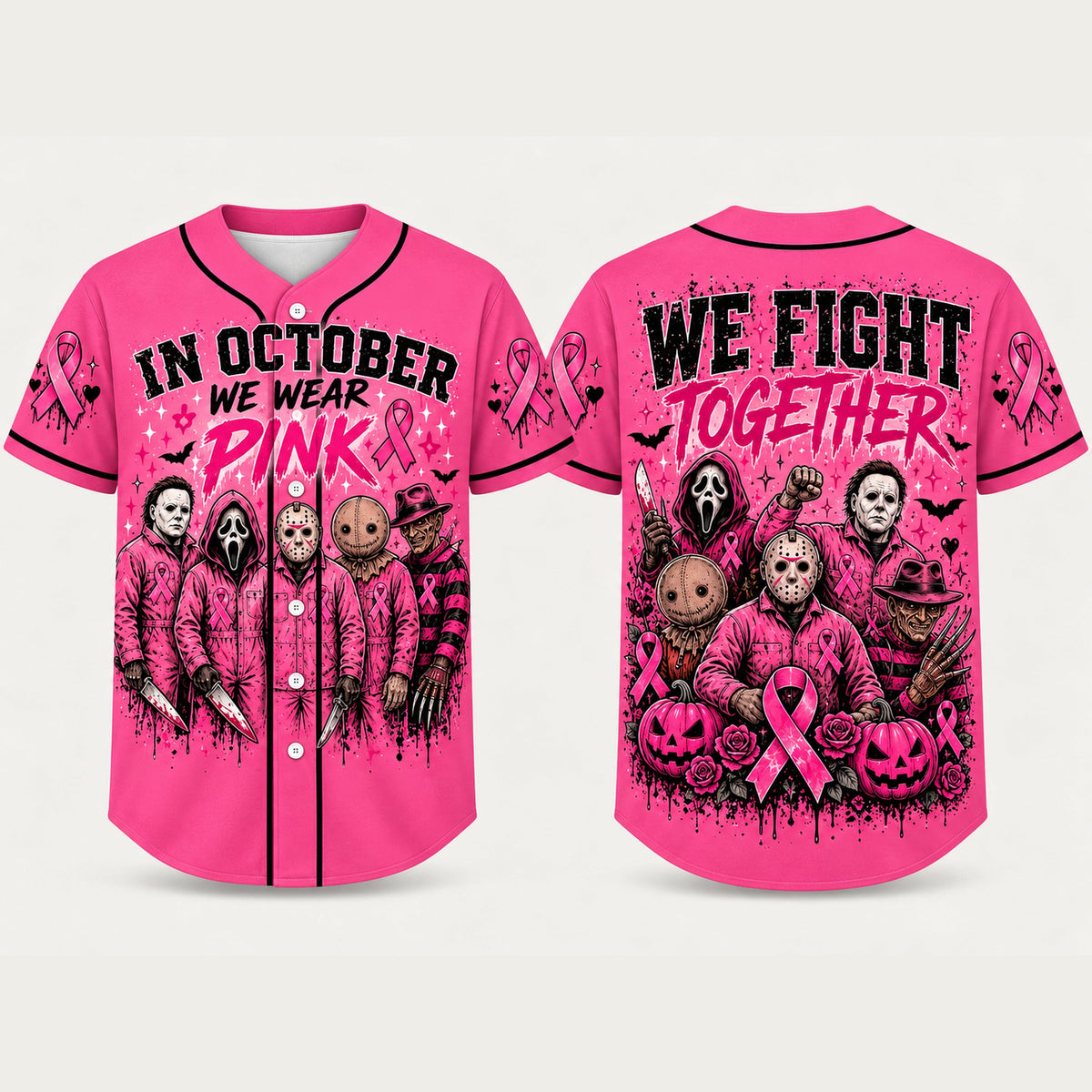 Pink Horror October Jersey – Style 8
