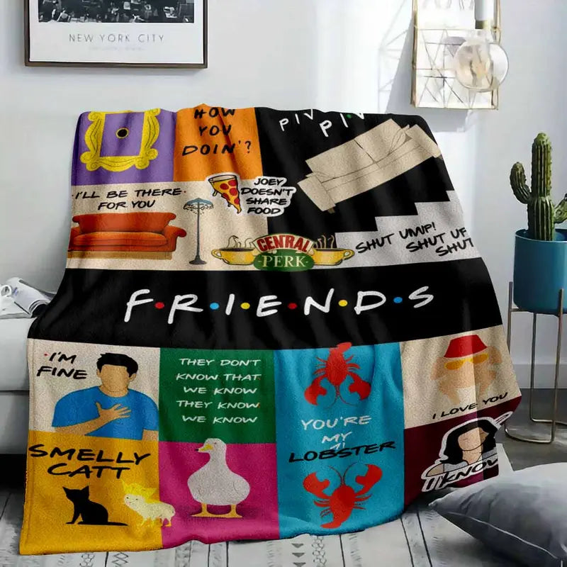 Friends Inspired Collage Blanket – view 2