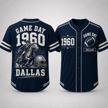Men’s Retro Game Day Football Jersey – Dallas