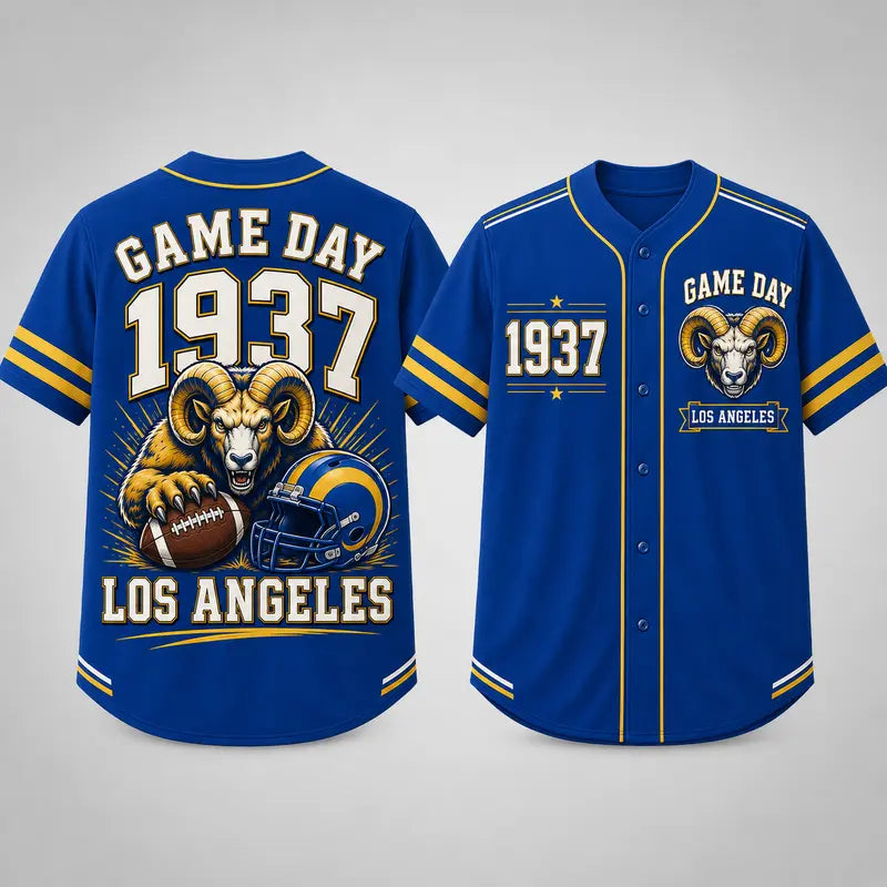 Men’s Retro Game Day Football Jersey – Los Angeles