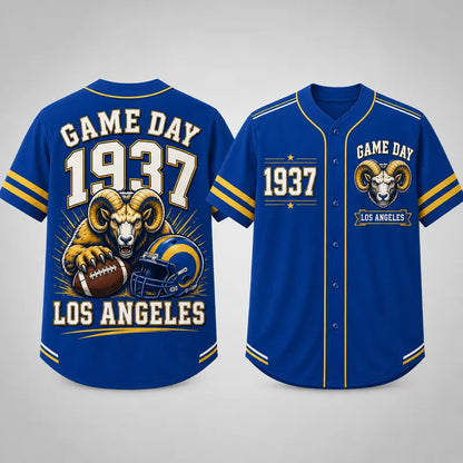 Men’s Retro Game Day Football Jersey – Los Angeles