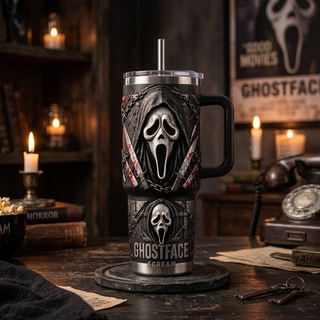 Ghostface Scream 40oz Tumbler
