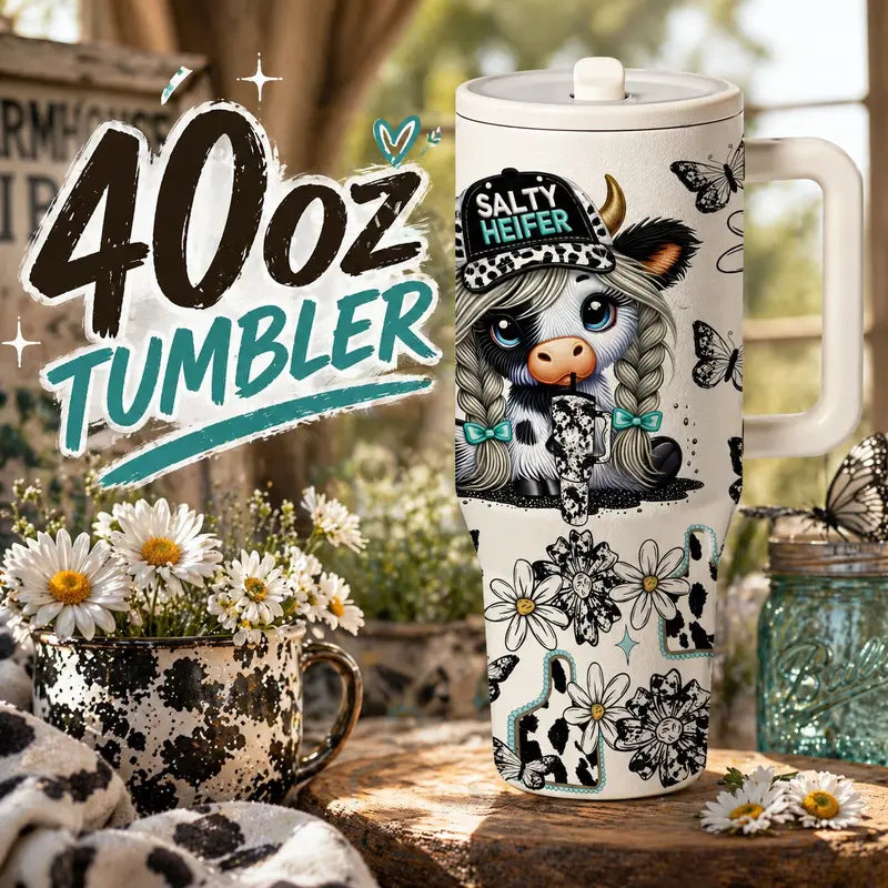 Salty Heifer Tumbler 40 oz