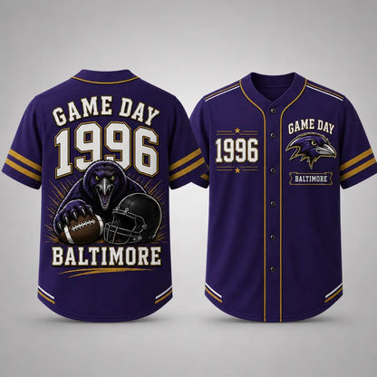 Men’s Retro Game Day Football Jersey – Baltimore