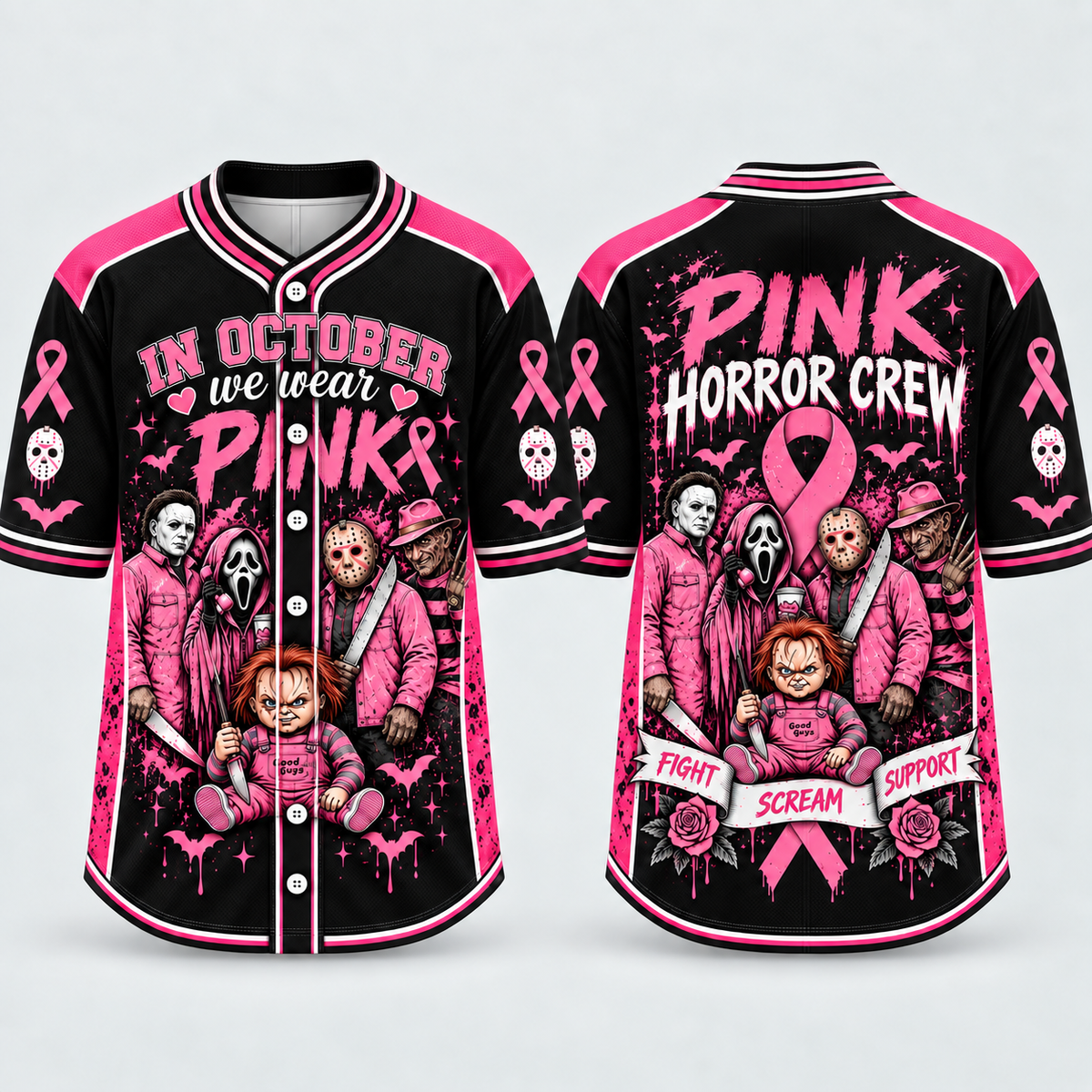 Pink Horror Jersey Collection – Pink Horror Crew