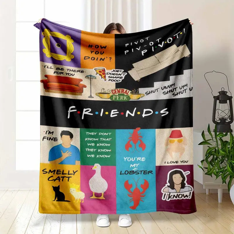 Friends Inspired Collage Blanket