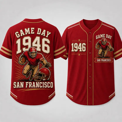 Men’s Retro Game Day Football Jersey – San Francisco