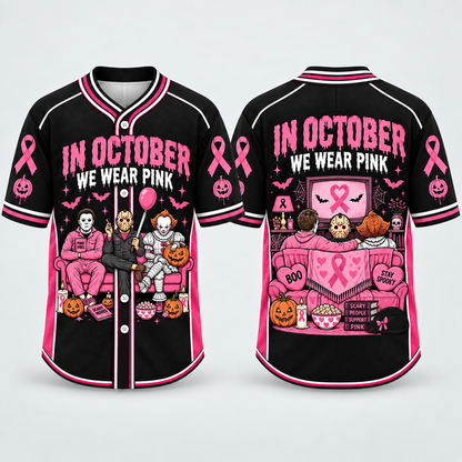 Pink Horror Jersey Collection – Spooky Movie Night