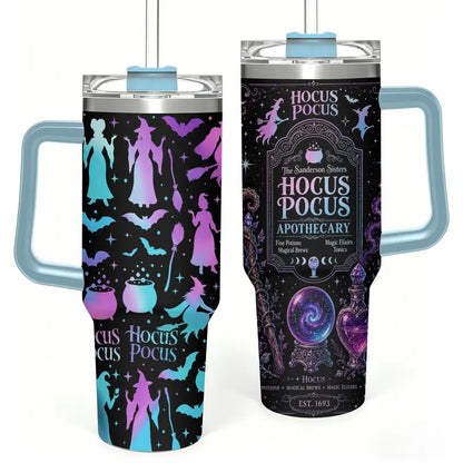 Halloween Tumbler – 40oz-blue handle