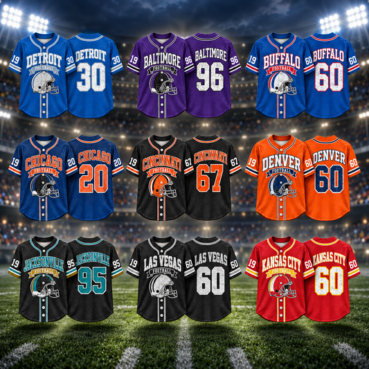 Football Team Baseball Jersey