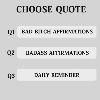 40oz Personalized Badass Affirmation Tumbler: Stainless Steel Travel Mug