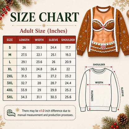 Funny Ugly Christmas Sweater, Novelty Holiday Sweatshirt, Festive Party Outfit