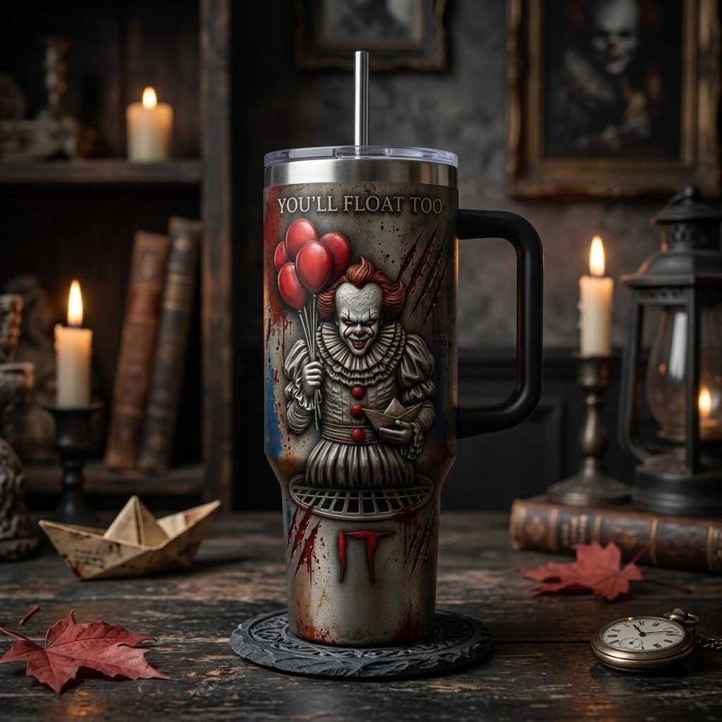 Pennywise IT Horror Movie 40oz Tumbler