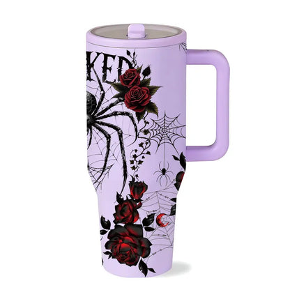 1‑Piece 40oz Insulated Mug – Crimson Venom - Purple