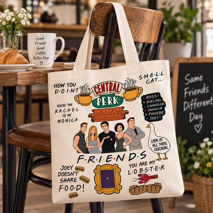 Friends-Inspired Central Perk Tote Bag – view 4