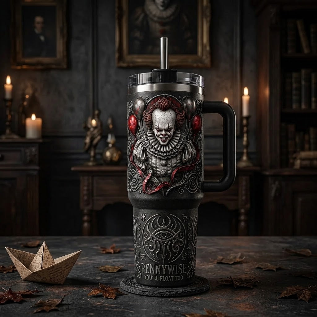 IT Pennywise 40th Anniversary 1986–2026 40oz Tumbler