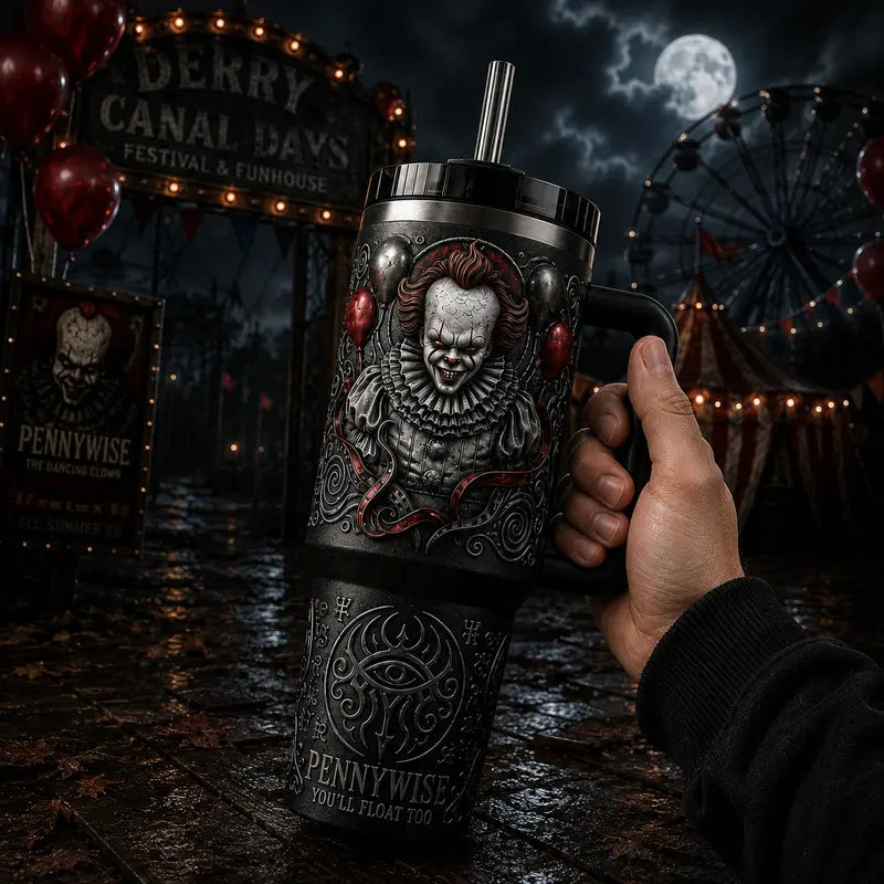 IT Pennywise 40th Anniversary 1986–2026 40oz Tumbler – view 2