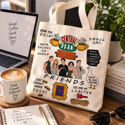 Friends-Inspired Central Perk Tote Bag – view 6