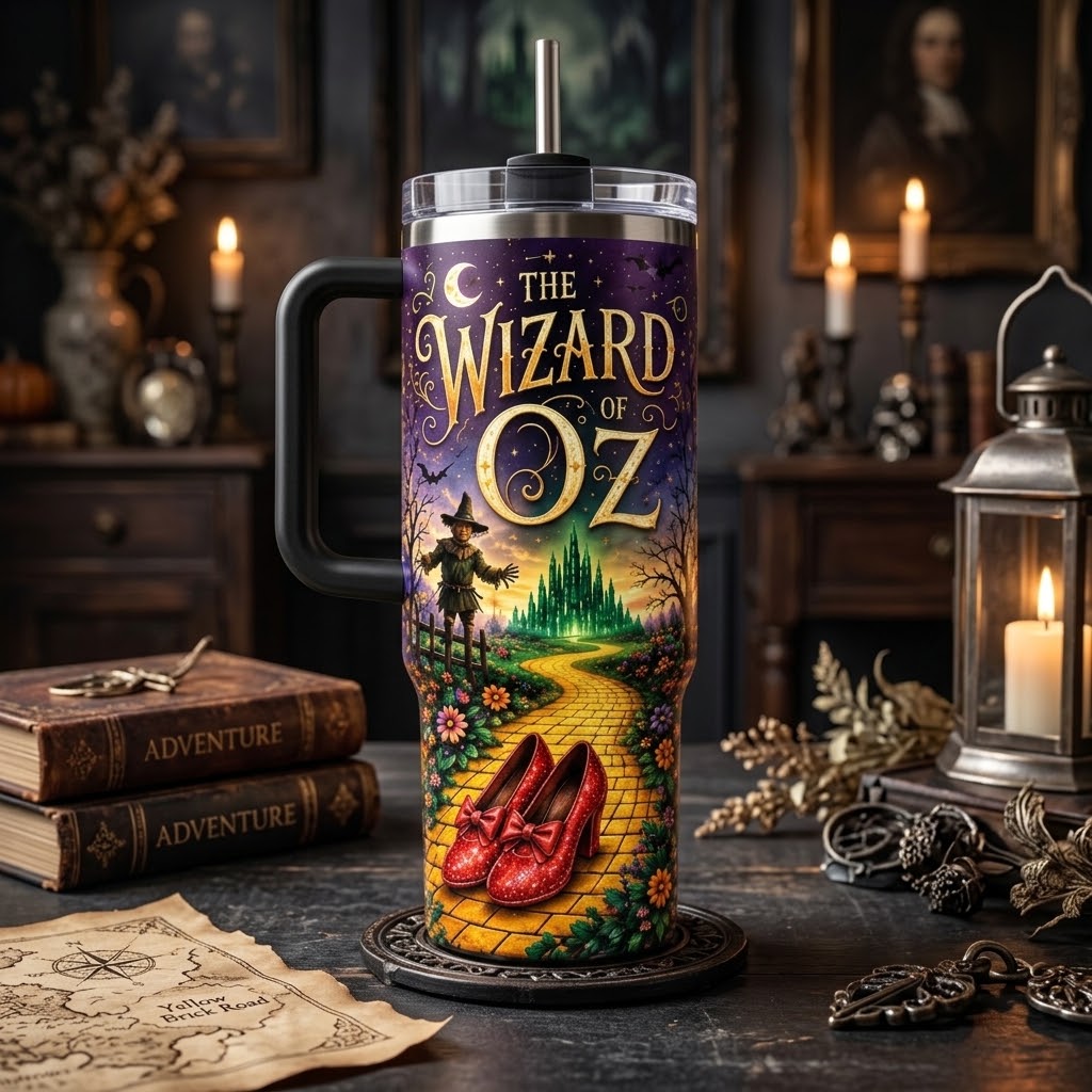 Wizard of Oz Tumbler Purple 40oz