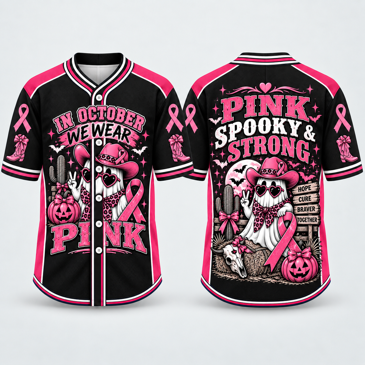 Pink Horror Jersey Collection – Spooky Cowgirl