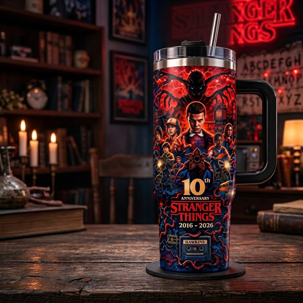 Stranger Things Tumbler 40oz
