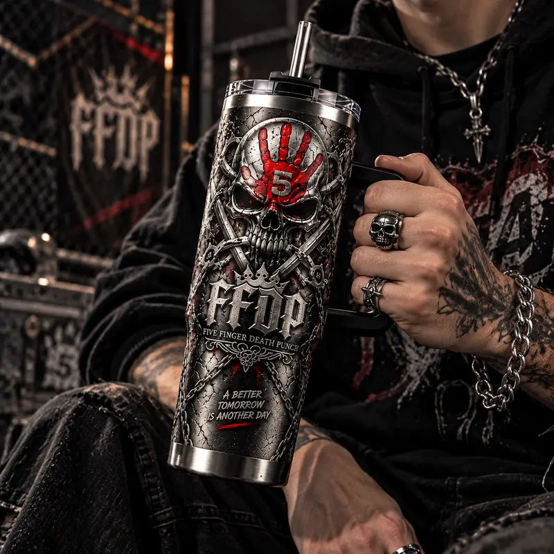 Skull Inspired 40oz Tumbler – view 2