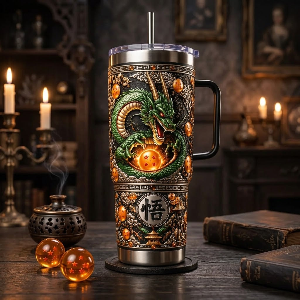 Anime Dragon Tumbler 40oz