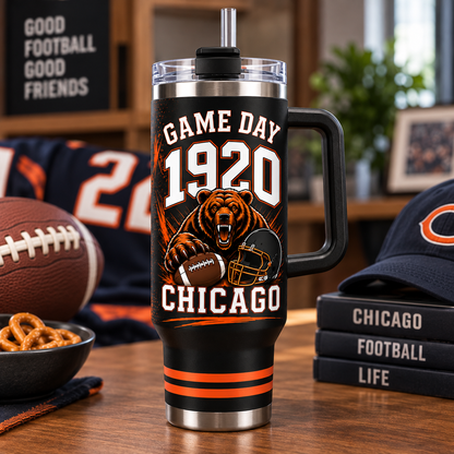 Chicago Football 1920 40oz Tumbler