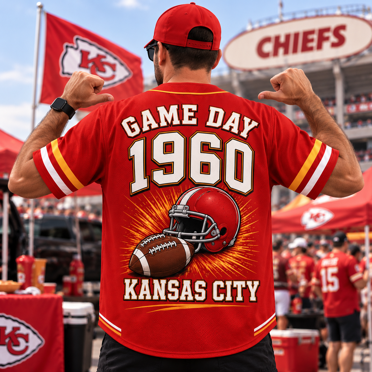 Kansas City Game Day 1960 Baseball Jersey – view 2
