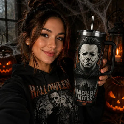 Retro Michael Myers Tumbler 40oz – view 2