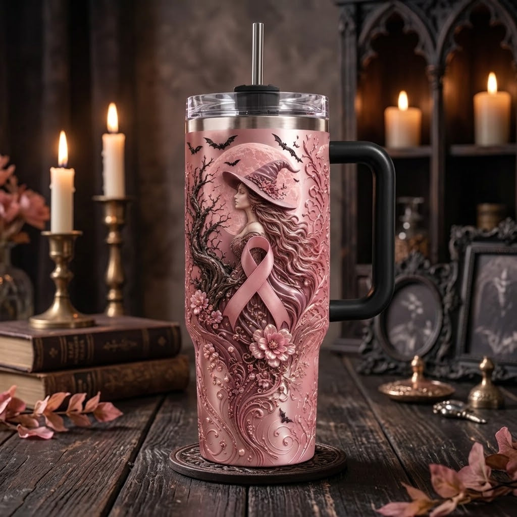 Pink Witch Tumbler 40oz