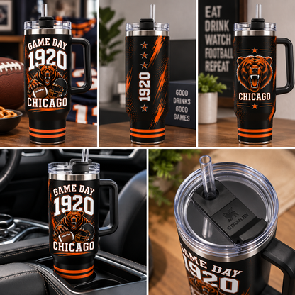 Chicago Football 1920 40oz Tumbler – view 7