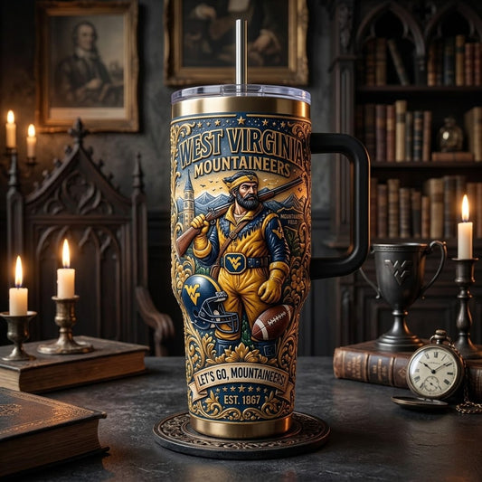 West Virginia Mountaineers 40oz Tumbler