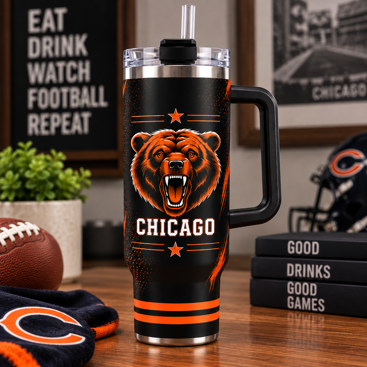 Chicago Football 1920 40oz Tumbler – view 2