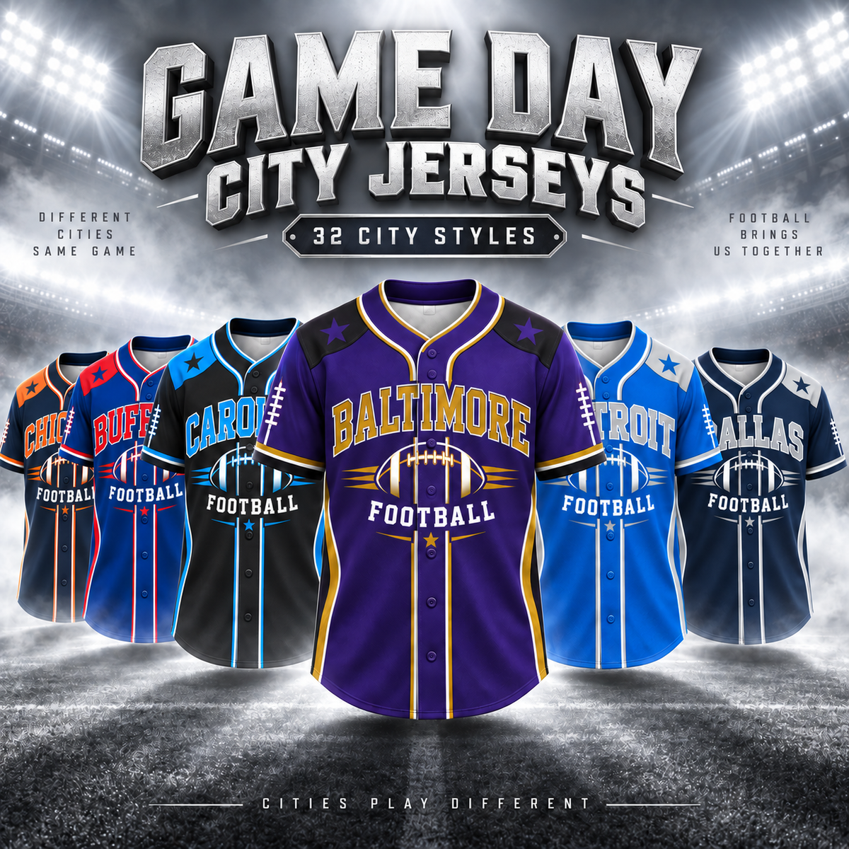 Game Day City Football Jersey – view 2