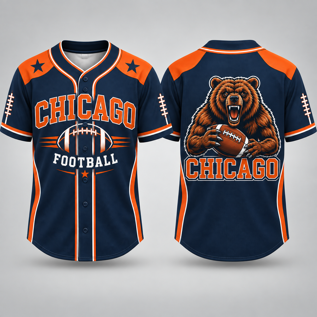 Game Day City Football Jersey – Chicago