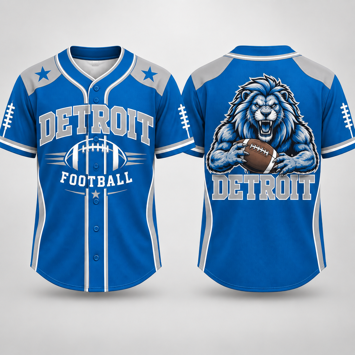 Game Day City Football Jersey – Detroit