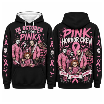 Pink Horror October Hoodie – Style 1