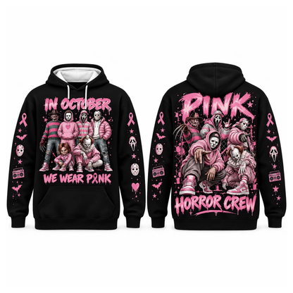Pink Horror October Hoodie – Style 3