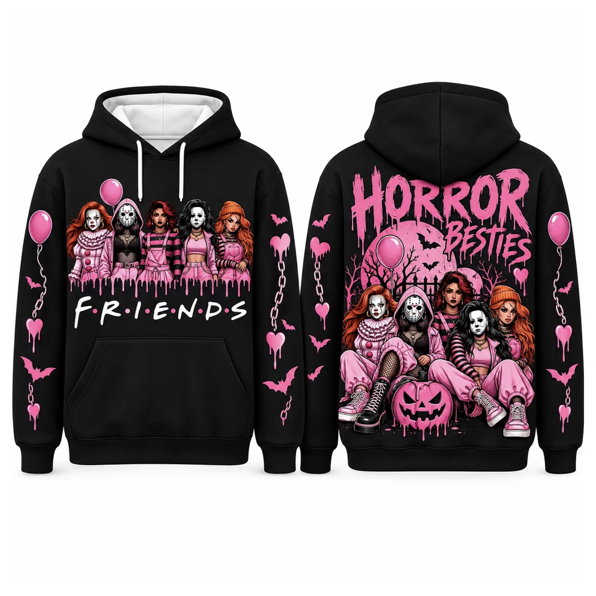 Pink Horror October Hoodie – Style 5