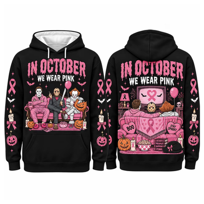 Pink Horror October Hoodie – Style 6