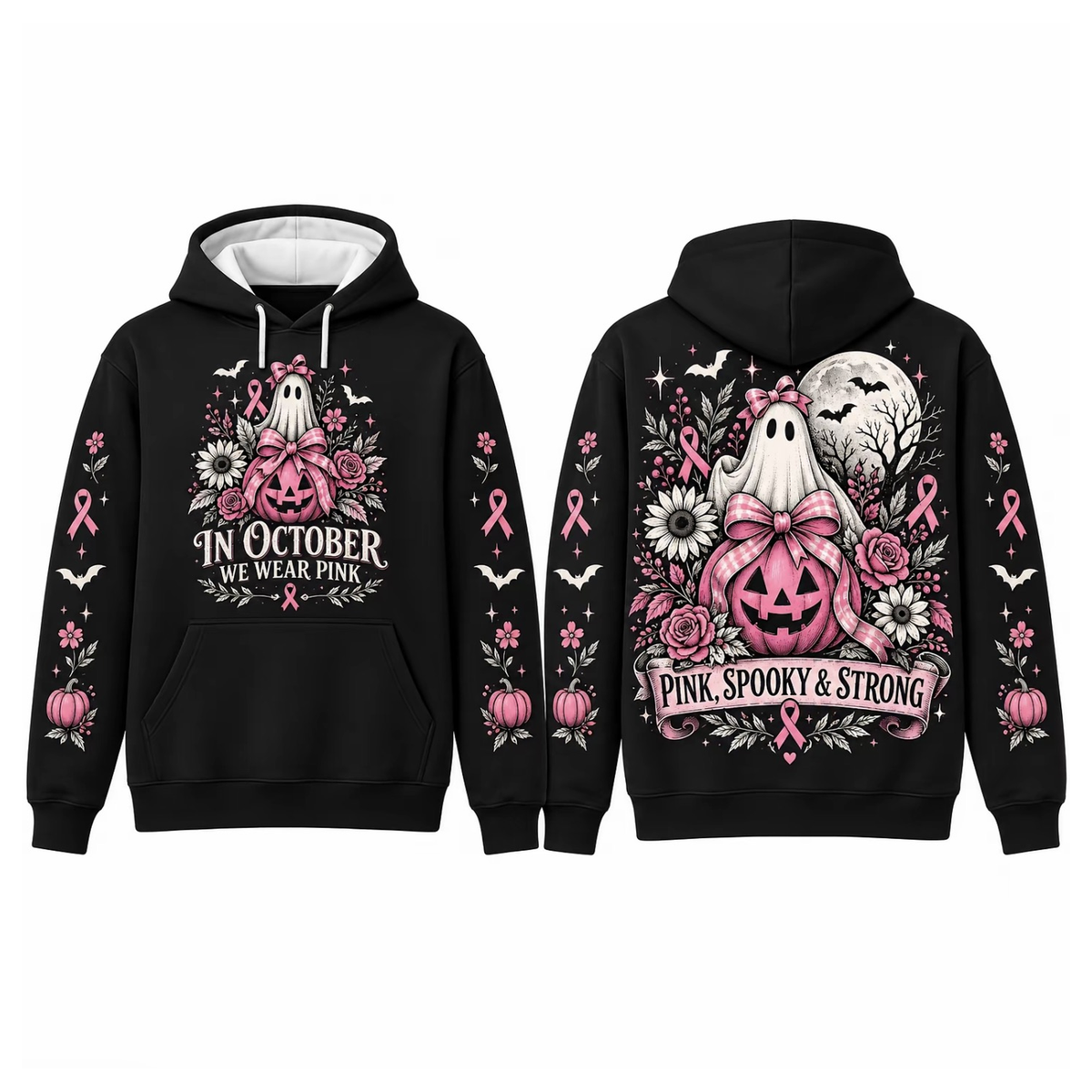Pink Horror October Hoodie – Style 9