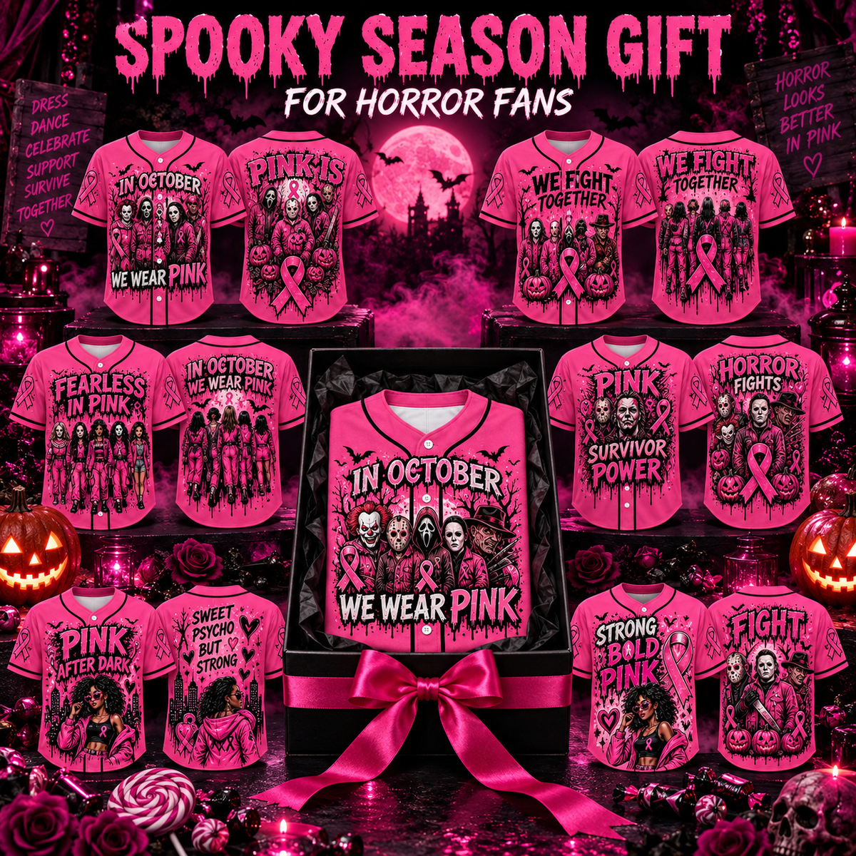 Pink Horror October Jersey – view 3