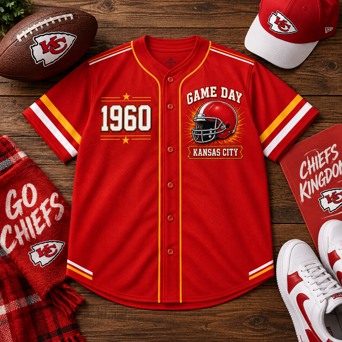 Kansas City Game Day 1960 Baseball Jersey – view 4