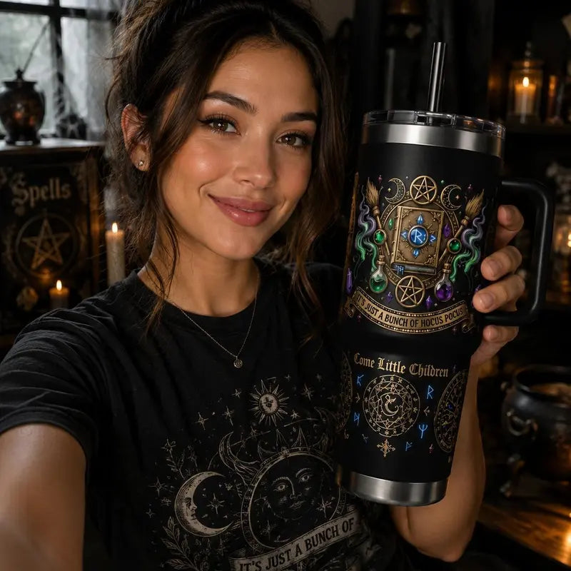 Hocus Pocus Come Little Children Tumbler 40oz – view 2