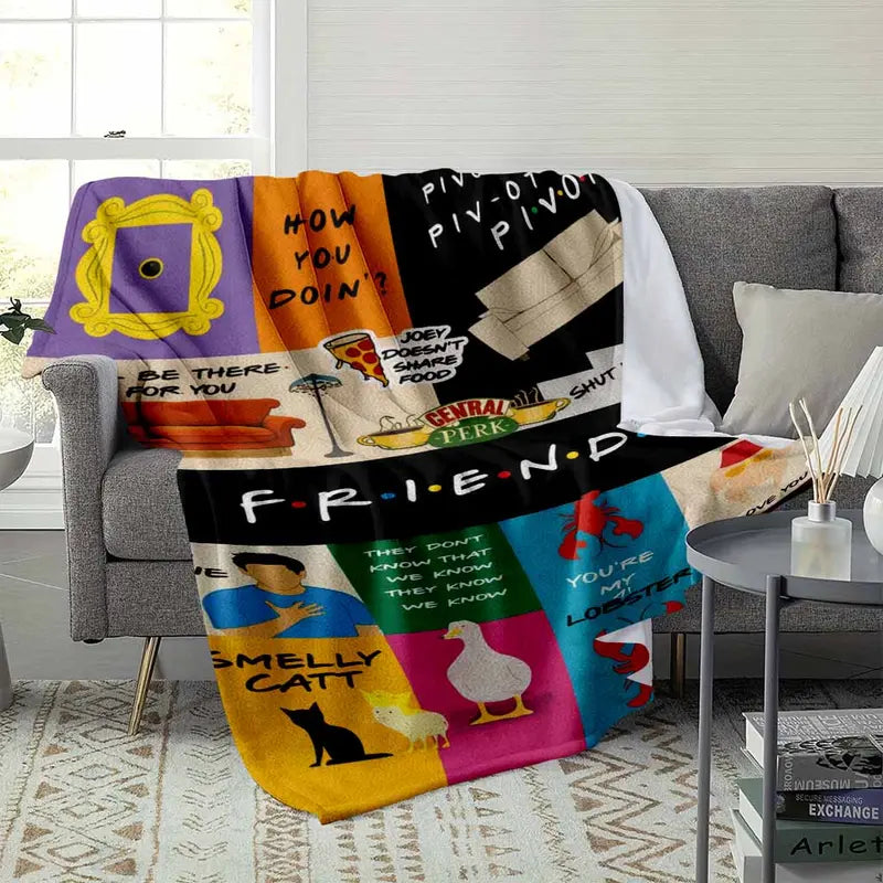 Friends Inspired Collage Blanket – view 3
