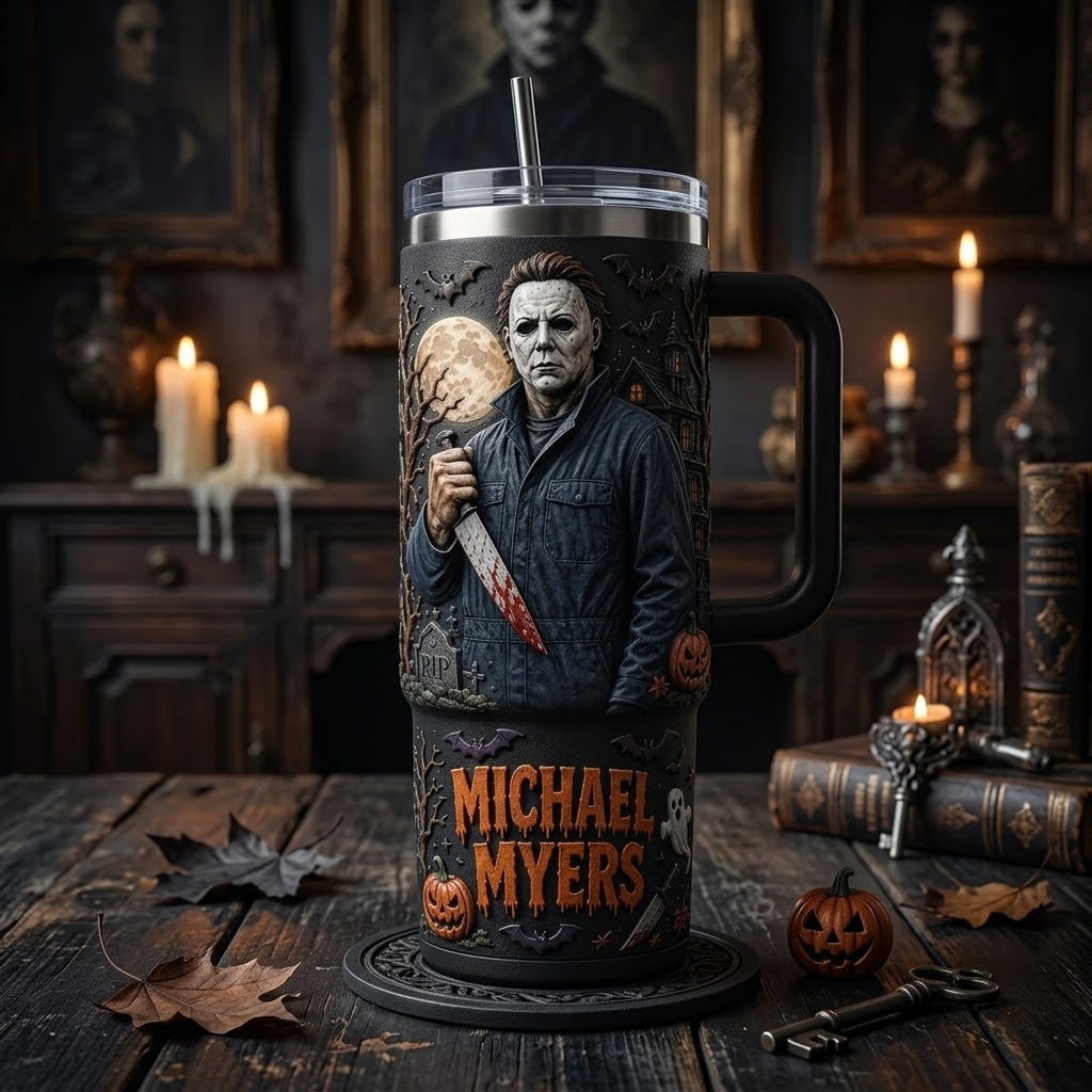Michael Myers Halloween 40oz Tumbler